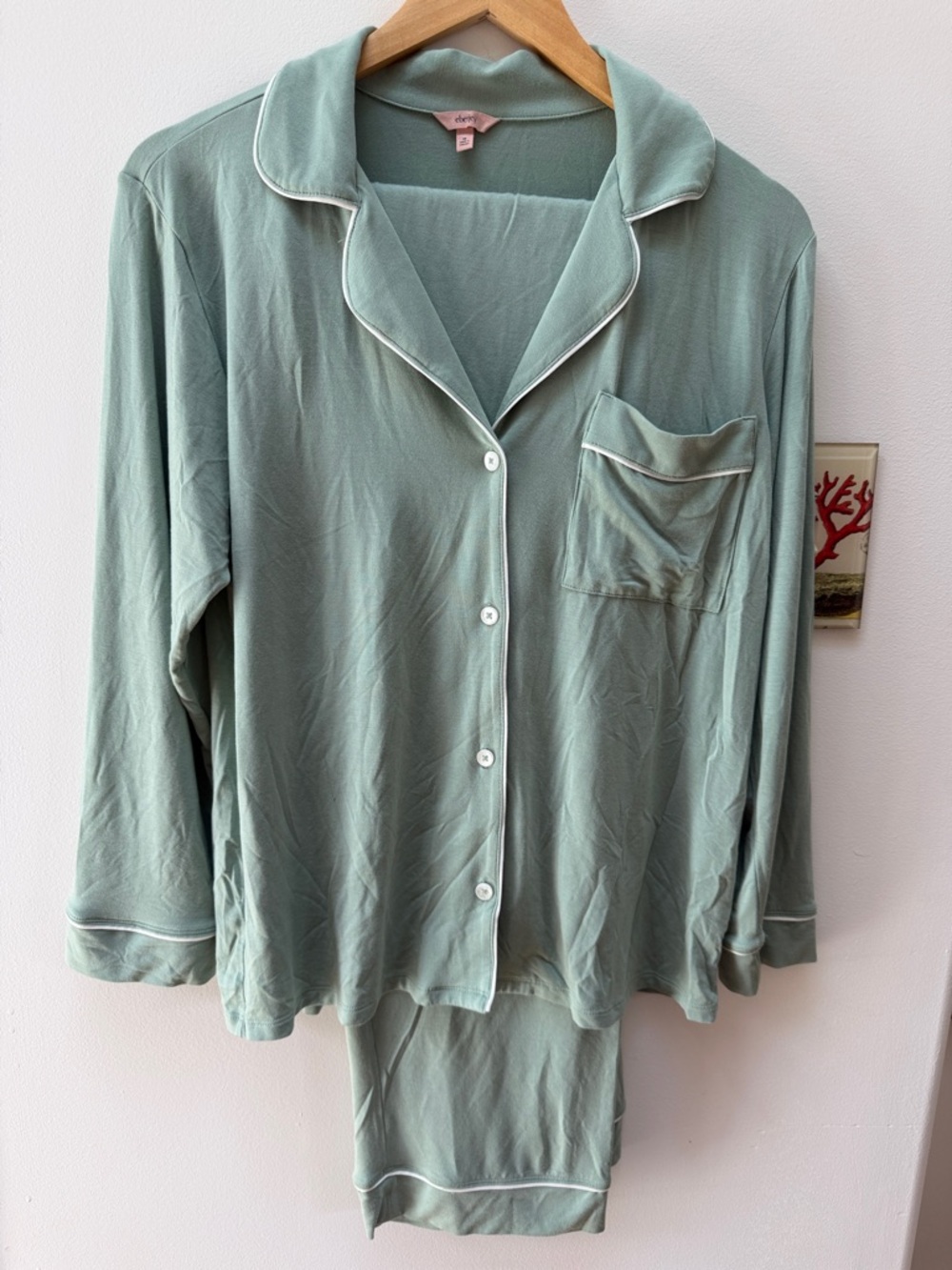 Eberjey Sage Green Women's Pajama Set